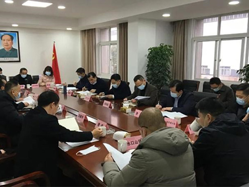 羅衛華率隊到湖南金翼公司現場辦公